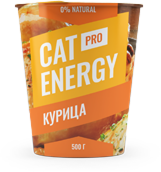 Пачка корма с курицей 500г